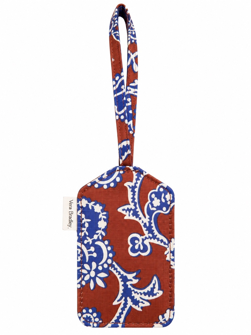 Vera Bradley Dragonfly By Essential Luggage Tag NWT Retired Brown Blue
